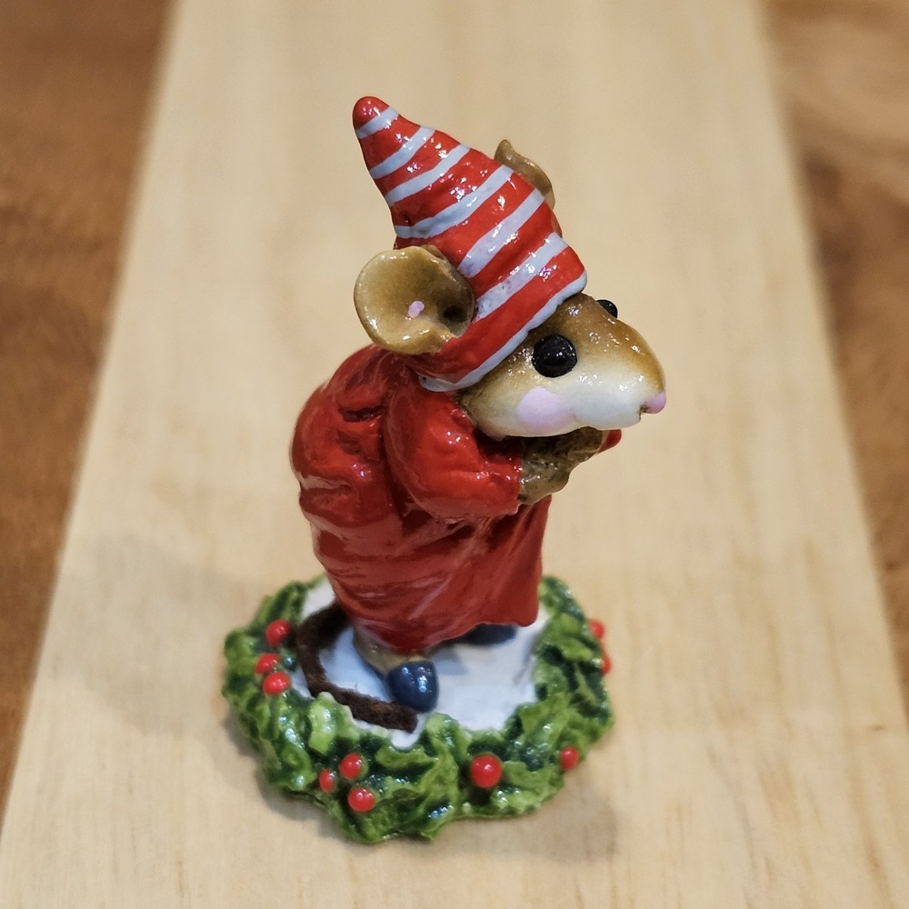 Wee Forest Folk CC-1 Scrooge Christmas Carol Retired Signed AP, No WFF Box 1987 - Picture 10 of 13